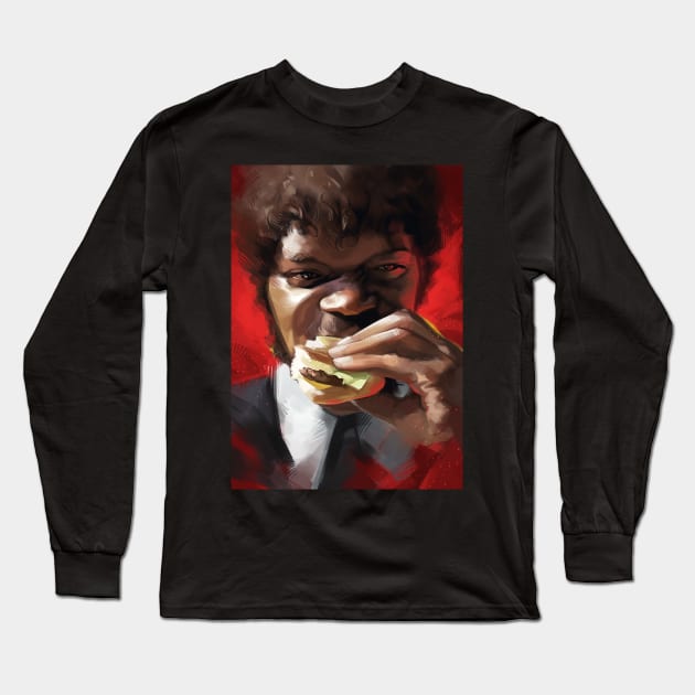 Jules Winnfield Long Sleeve T-Shirt by nabakumov